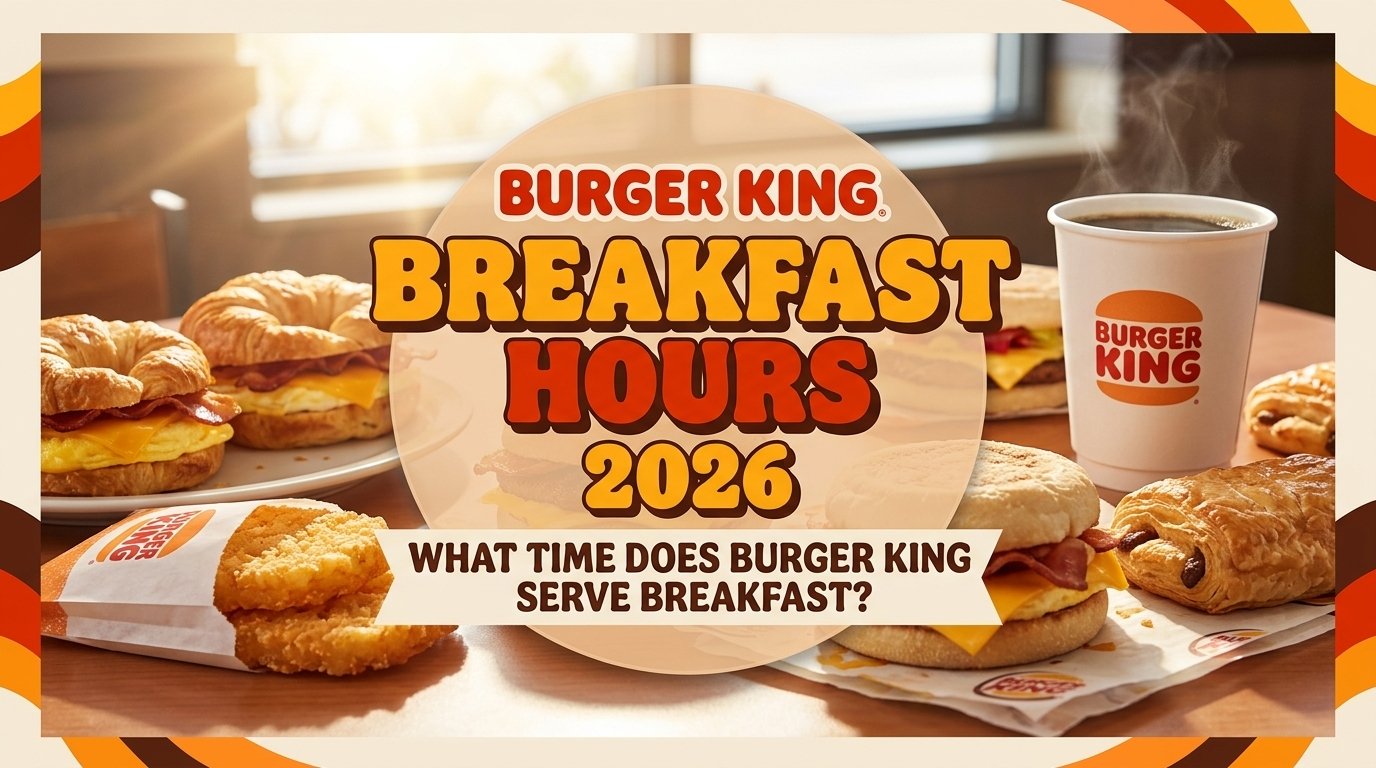 Burger King Breakfast Hours 2026: What Time Does Burger King Serve Breakfast?