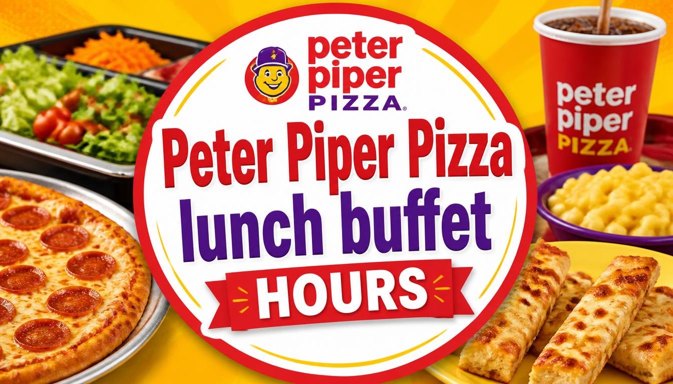 Peter Piper Pizza Lunch Buffet Hours 2026: Days, Times & Prices