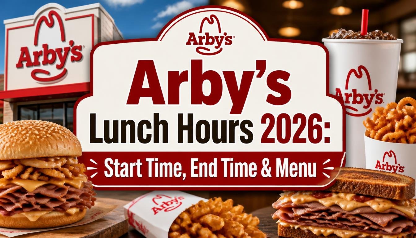 Arby’s Lunch Hours 2026: Start Time, End Time & Menu