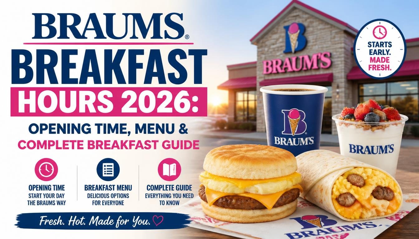 Braums Breakfast Hours 2026: Opening Time, Menu & Complete Breakfast Guide