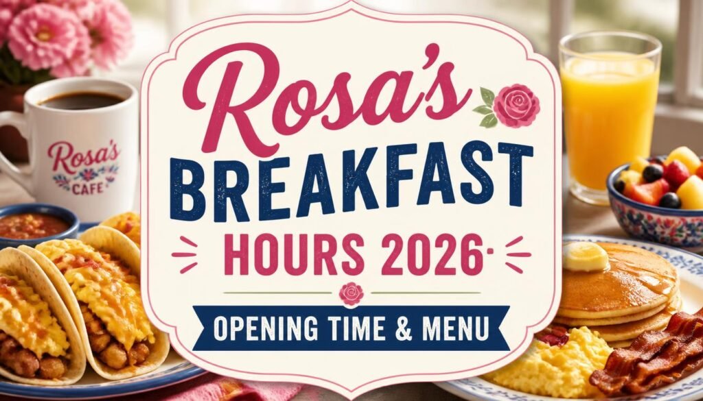 Rosas Breakfast Hours