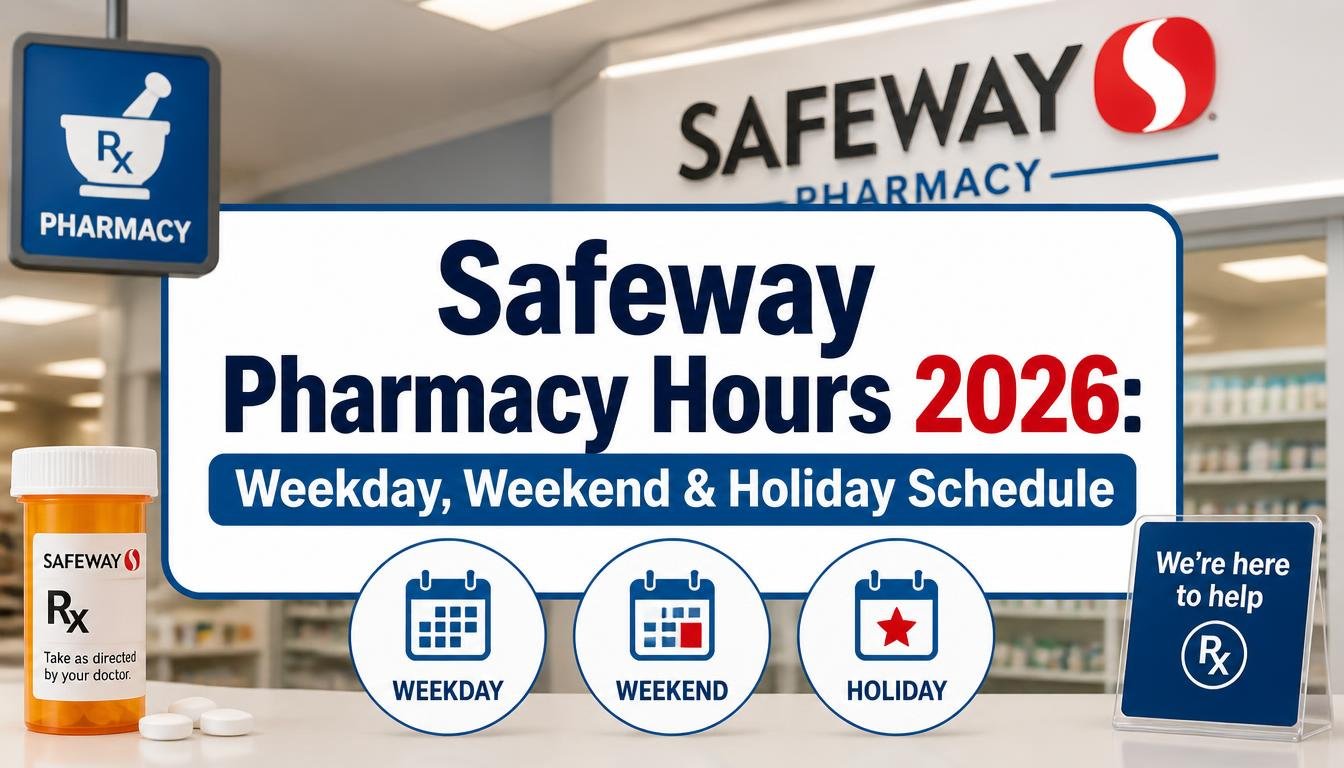 Safeway Pharmacy Hours 2026: Weekday, Weekend & Holiday Schedule