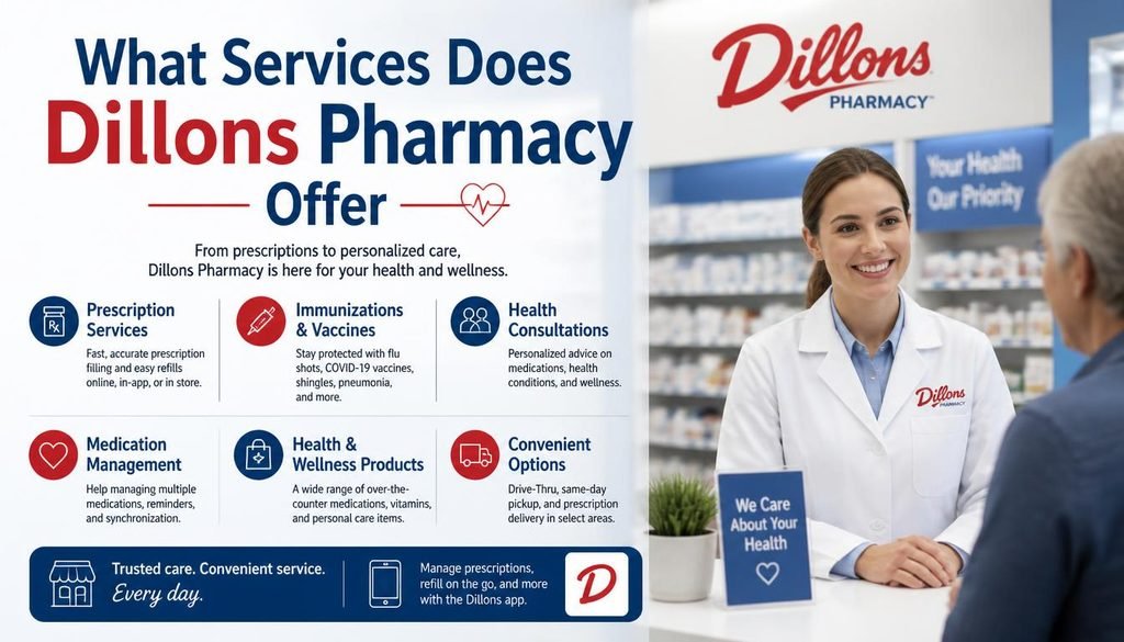 What Services Does Dillons Pharmacy Offer