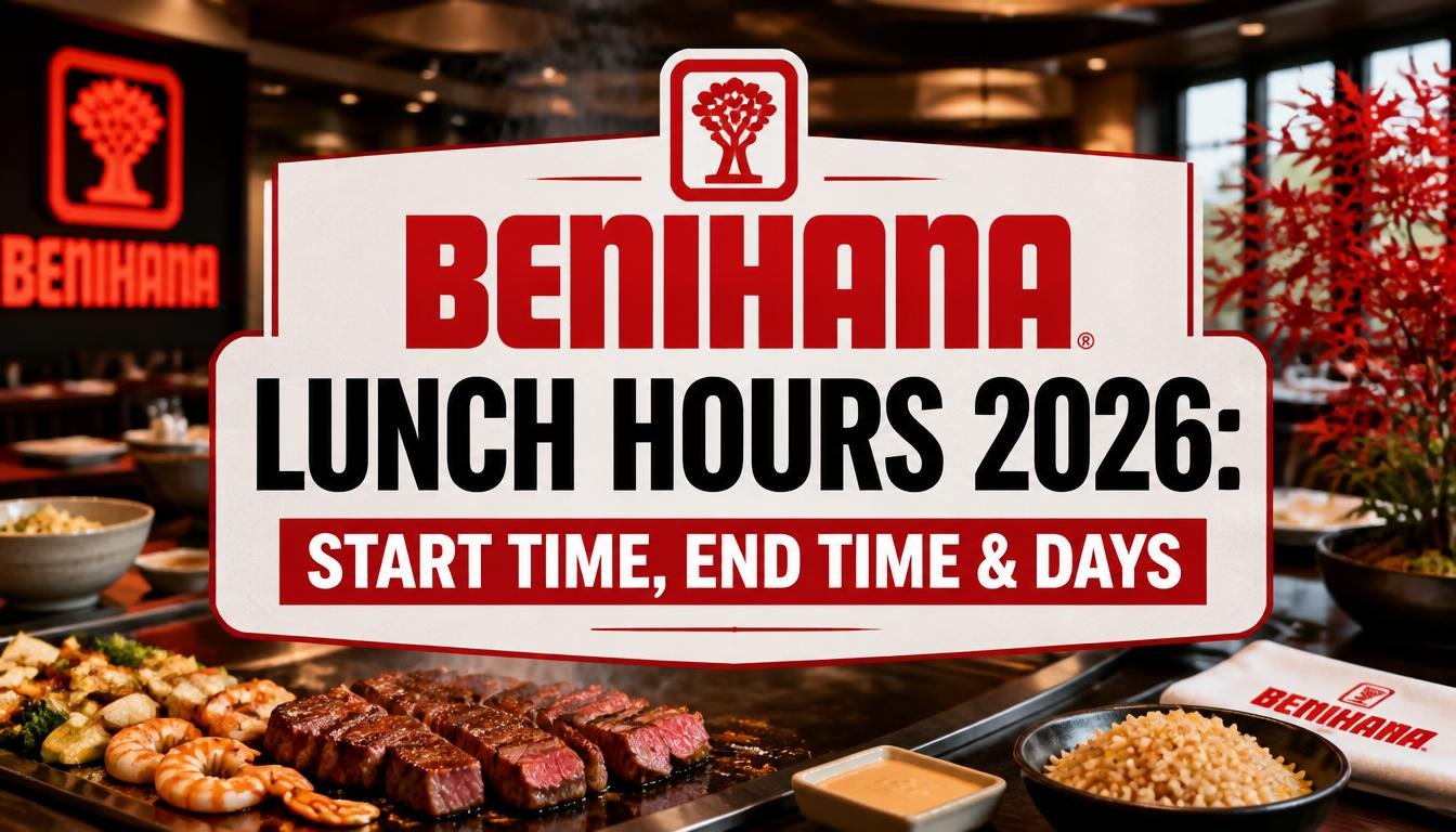 Benihana Lunch Hours 2026: Start Time, End Time & Days