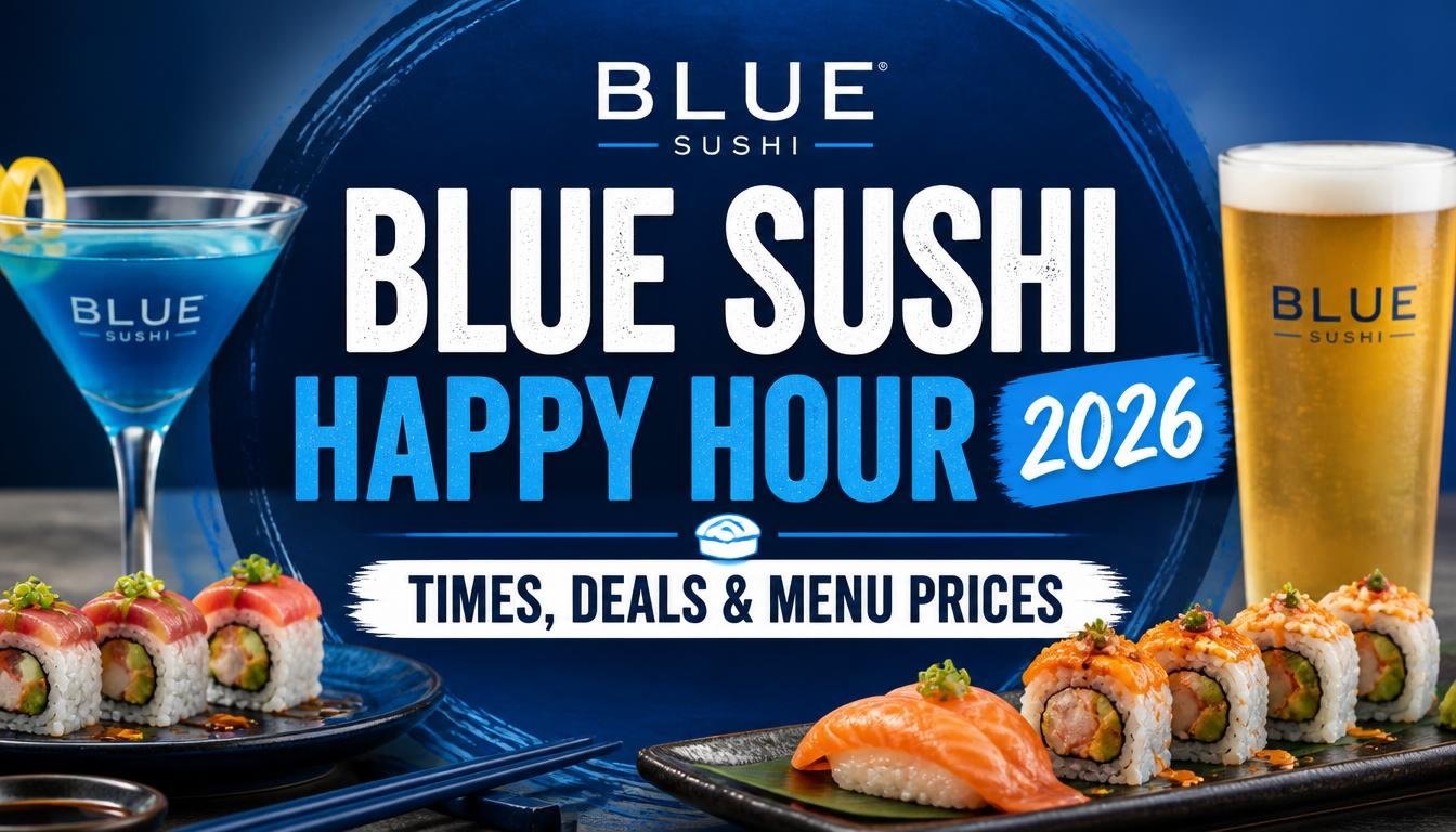 Blue Sushi Happy Hour 2026: Times, Deals & Menu Prices